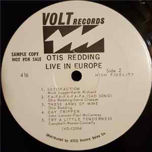 Otis Redding - Otis Redding Live In Europe flac