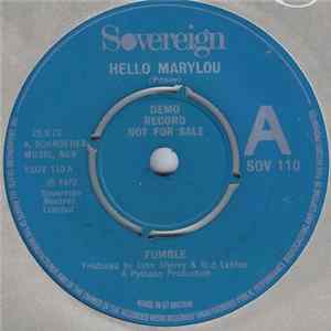 Fumble - Hello Marylou flac