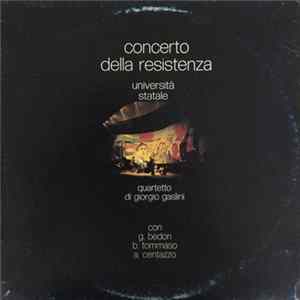 Quartetto di Giorgio Gaslini - Concerto Della Resistenza (Universitá Statale) flac