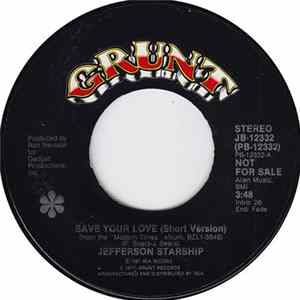 Jefferson Starship - Save Your Love flac