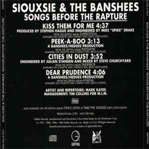 Siouxsie & The Banshees - Songs Before The Rapture flac