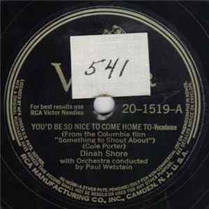 Dinah Shore - You'd Be So Nice To Come Home To / Manhattan Serenade flac