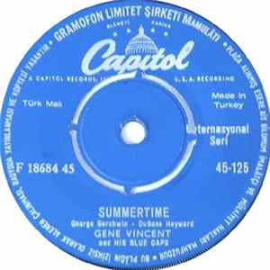 Gene Vincent & His Blue Caps - Be Bop A Lula / Summertime flac
