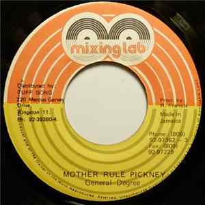 General Degree - Mother Rule Pickney flac