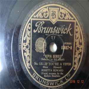 Rosetta Howard - If You're A Viper / Rosetta Blues flac