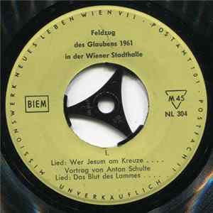 Various - Feldzug Des Glaubens 1961 In Der Wiener Stadthalle flac