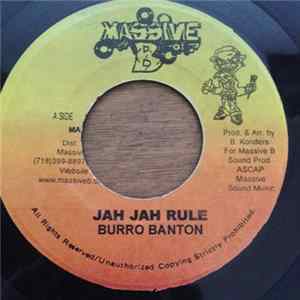Burro Banton / Nicodemus - Jah Jah Rule / Di Plane Land flac