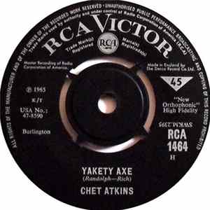 Chet Atkins - Yakety Axe / Letter Edged In Black flac