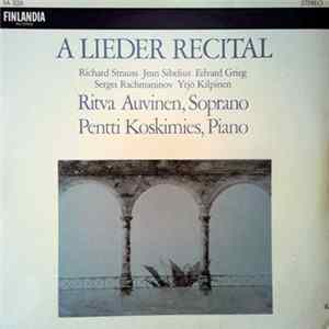 Ritva Auvinen, Pentti Koskimies - A Lieder Recital flac
