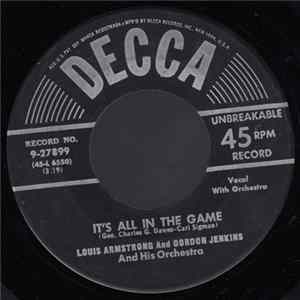 Louis Armstrong And Gordon Jenkins And His Orchestra - It's All In The Game / When It's Sleepy Time Down South flac