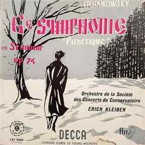 Erich Kleiber, Orchestre De La Société Des Concerts Du Conservatoire - Tchaikowsky - 6e Symphonie flac