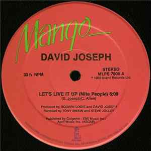 David Joseph - Let's Live It Up (Nite People) flac