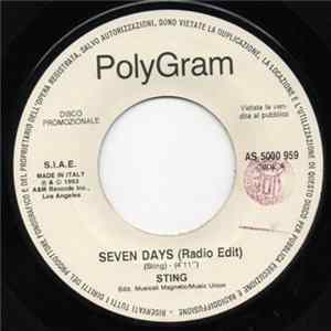 Sting / Leila K - Seven Days / Ça Plane Pour Moi flac