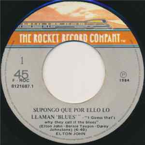 Elton John - Supongo Que Por Ello Lo Llaman 'Blues' flac