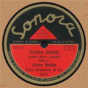 Artur Rolén / Folke Lindberg - Vackra Amalia / Expresspolka flac