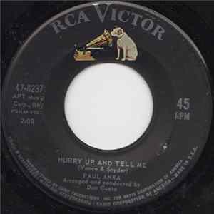 Paul Anka - Hurry Up And Tell Me flac