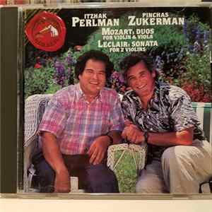 Itzhak Perlman, Pinchas Zukerman : Mozart, Leclair - Duos For Violin & Viola / Sonata For 2 Violins flac