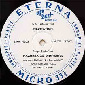 David Oistrach, N. Walter - Meditation / Mazurka Und Winterfee / Sonate D-Dur / Drei Ungarische Tänze flac