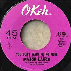 Major Lance - You Don't Want Me No More flac