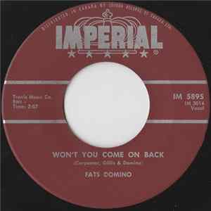Fats Domino - Won't You Come On Back / Hands Across The Table flac