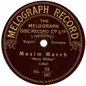 Melograph Orchestra - Maxim March / The Sirens Waltz flac