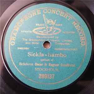 Bröderna Oscar & Ragnar Sundkvist - Sickla-Hambo / Toffel-Vals flac
