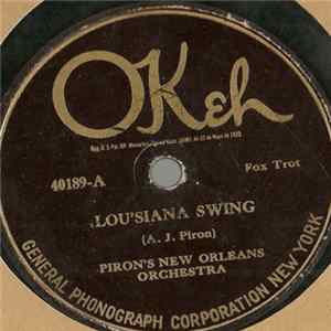 Piron's New Orleans Orchestra - Lou'siana Swing / Sittin' On The Curbstone Blues flac