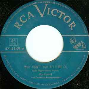 Don Cornell - Why Don't You Tell Me So / If I Had Another Chance flac