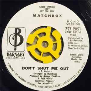 Matchbox - Don't Shut Me Out flac