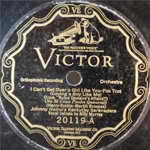 Johnny Hamp's Kentucky Serenaders - I Can't Get Over a Girl Like You (Loving a Boy Like Me) / Tenderly flac