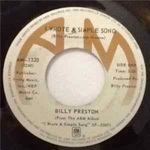 Billy Preston - I Wrote A Simple Song / Outa-Space flac