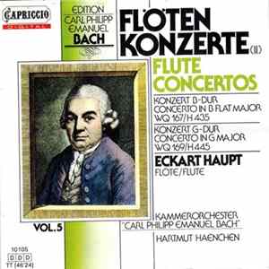 Carl Philipp Emanuel Bach, Eckart Haupt, Kammerorchester "Carl Philipp Emanuel Bach" - Hartmut Haenchen - Flötenkonzerte (II) flac
