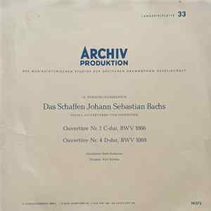 Johann Sebastian Bach - Overtüre Nr. 1 C-dur, BWV 1066 / Overtüre Nr. 4 D-dur, BWV 1069 flac