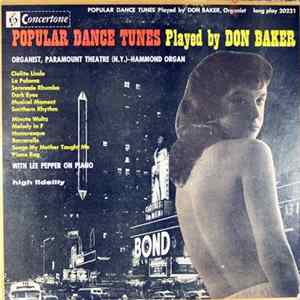 Don Baker , Lee Pepper - Popular Dance Tunes Played by Don Baker flac
