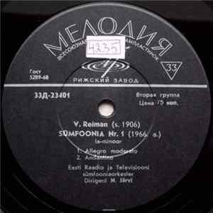 V. Reiman - Sümfoonia Nr. 1 flac