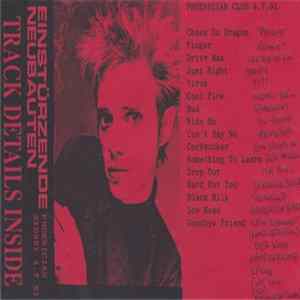 Einstürzende Neubauten - Phoenician Sydney 4.7.91 flac