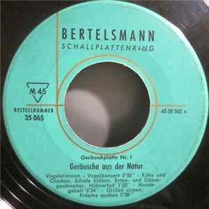 No Artist - Geräuschplatte Nr. 1 - Geräusche Aus Der Natur flac
