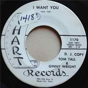 Tom Tall & Ginny Wright - I Want You / In The Shadows Of The Night flac