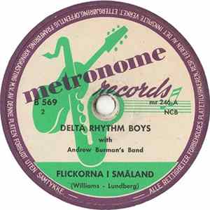 Delta Rhythm Boys With Andrew Burman's Band - Flickorna I Småland / Tre Trallande Jäntor flac