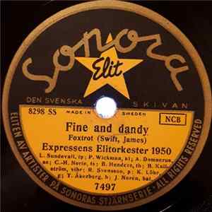 Expressens Elitorkester 1950 - Fine And Dandy / September In the Rain flac