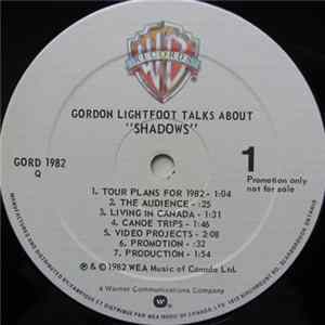 Gordon Lightfoot - Gordon Lightfoot Talks About "Shadows" flac