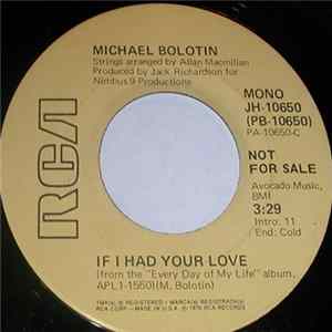 Michael Bolotin - If I Had Your Love flac