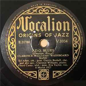 Clarence Williams' Washboard Band - Cushion Foot Stomp / P.D.Q. Blues flac