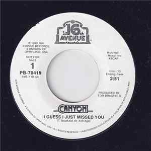 Canyon - I Guess I Just Missed You flac