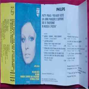 Patty Pravo - Per Aver Visto Un Uomo Piangere E Soffrire Dio Si Trasformò In Musica E Poesia flac