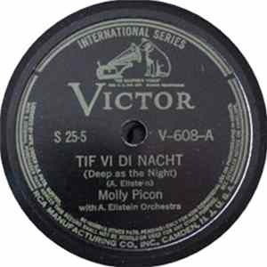 Molly Picon With The A. Ellstein Orchestra - Tif Vi Di Nacht / Meine Millionen flac