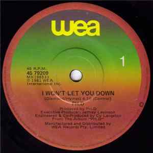 PH.D - I Won't Let You Down flac