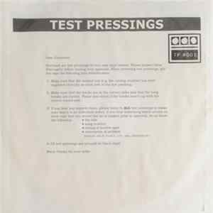 Demdike Stare - Testpressing #001 flac