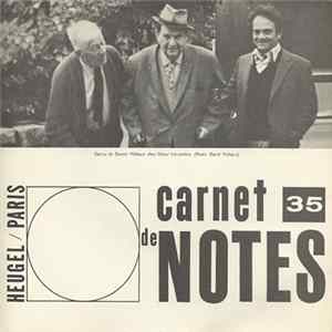 Darius Milhaud, Betsy Jolas, A. Vivaldi - Carnet De Notes 35 flac