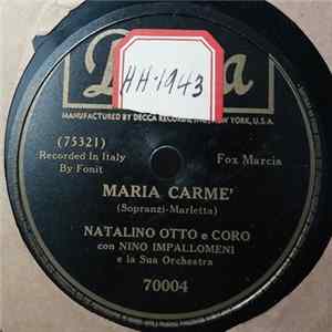Natalino Otto - Maria Carme' / Con la Bionda flac